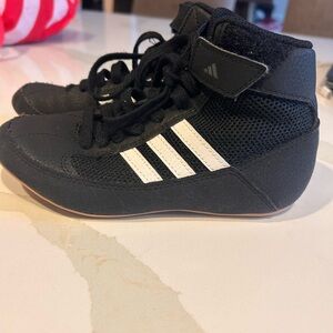 Adidas Kids Black wrestling shoes like new
